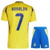 Conjunto (Camiseta+Pantalón Corto) Al Nassr Ronaldo 7 Primera Equipación 2024-25 - Niño